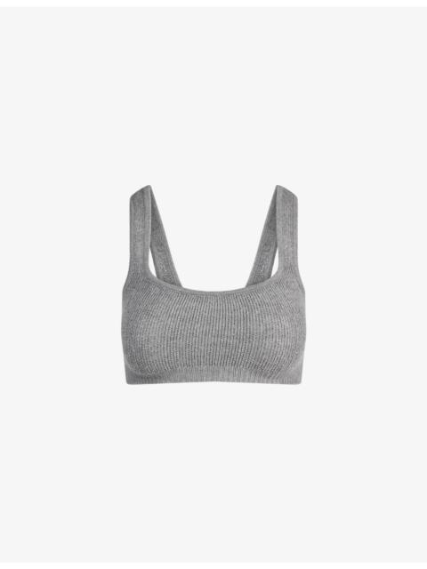 SKIMS Textured Knit Bralette