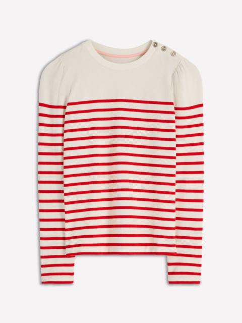 BODEN Button Shoulder Mariner-Coconut Milk and Salsa