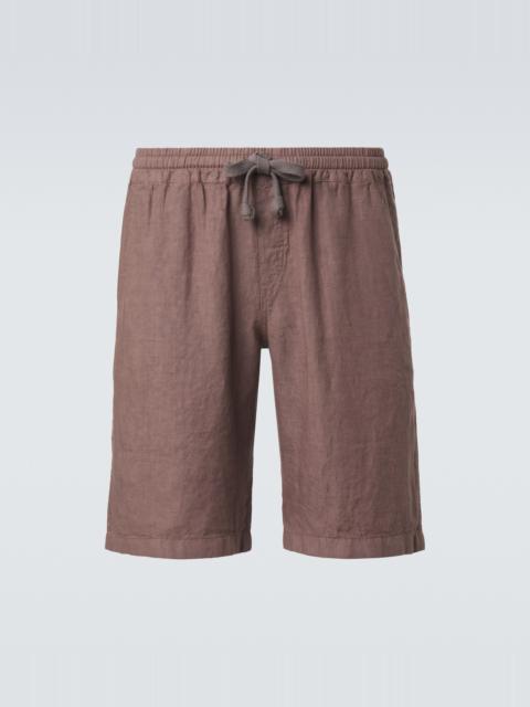 FEDELI Linen Bermuda shorts