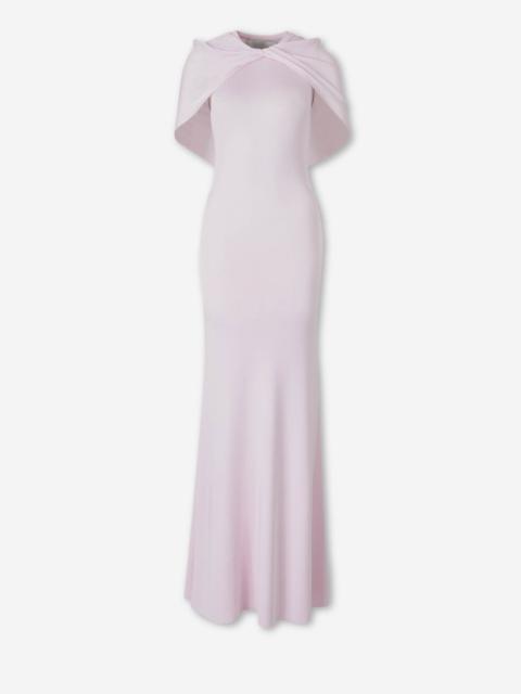 ROLAND MOURET MAXI KNIT DRESS