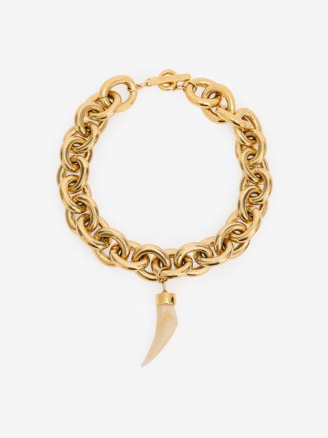 Roberto Cavalli Necklace With Fang Charm