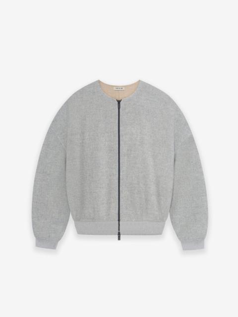 Fear of God Double-Faced Wool Cashmere Collarless Bomber