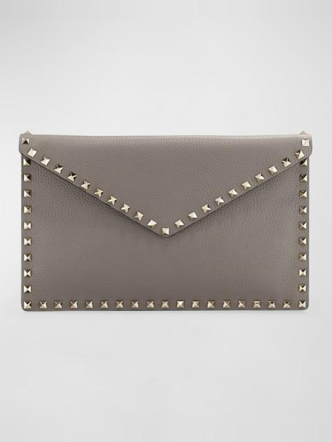 Valentino Rockstud Large Envelope Clutch Bag