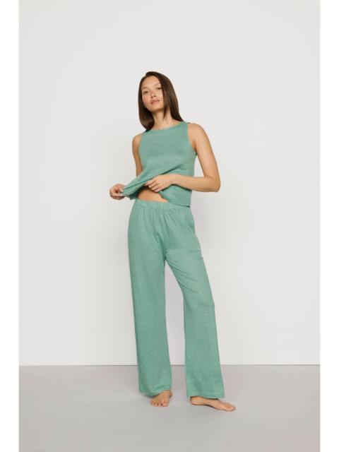 eberjey Organic Linen Knit High Waisted Pant