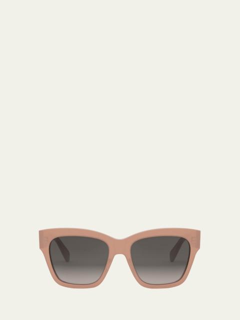 CELINE Triomphe Acetate Square Sunglasses