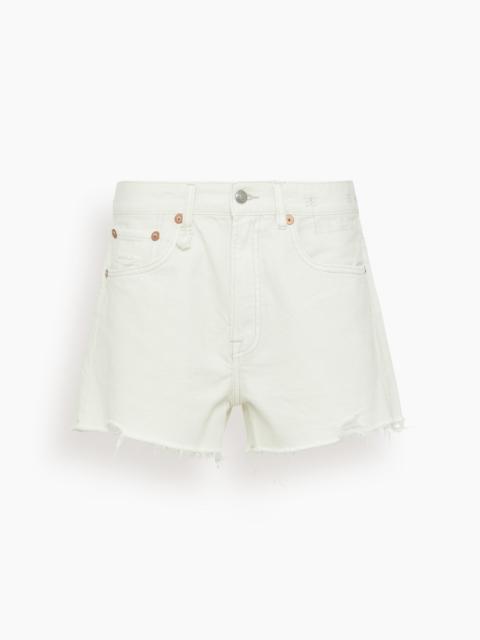 R13 X-BF Short in Cement White