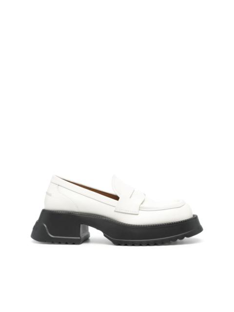 Marni two-tone leather loafers