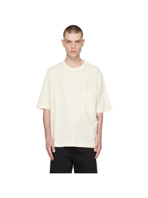 Lemaire Off-White Garment-Dyed T-Shirt