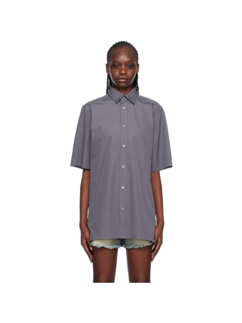 Maison Margiela Gray Raw Edge Shirt