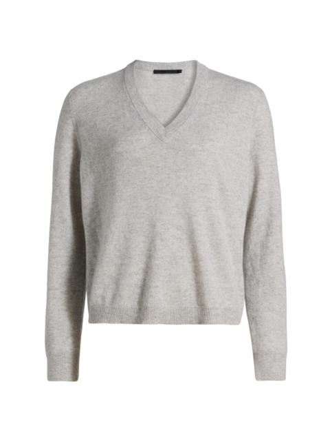 Jenni Kayne Women's Flynn Cashmere V-Neck Sweater - Grey