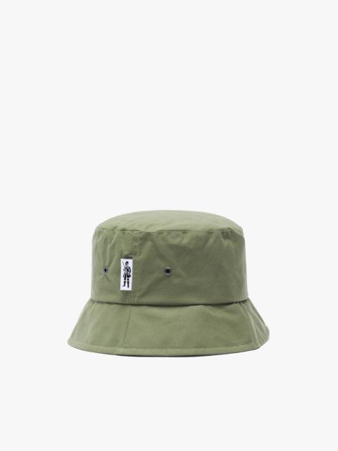 Mackintosh PELTING WINTER MOSS WAXED COTTON BUCKET HAT | ACC-HA05