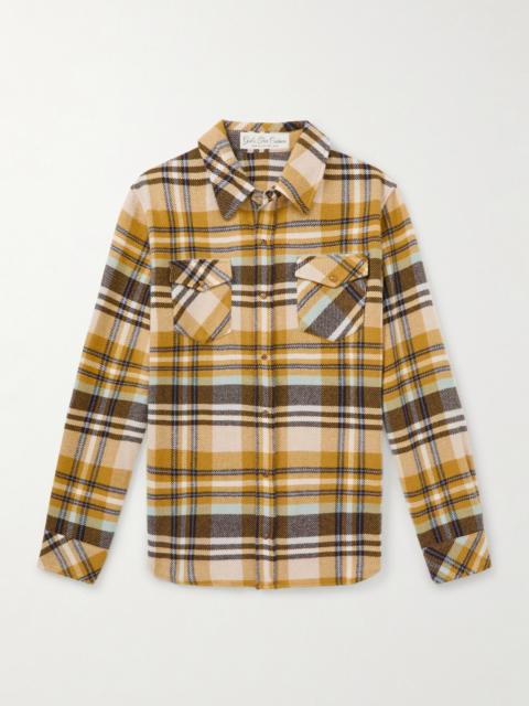 God’s True Cashmere Abudance Checked Cashmere Shirt