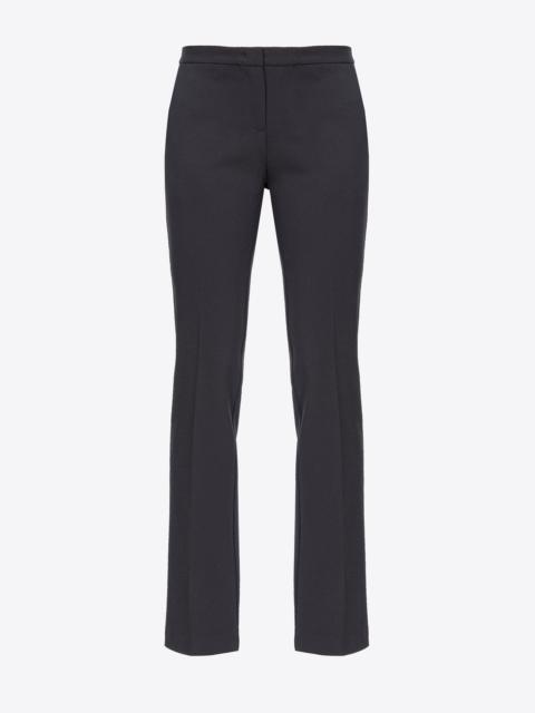 TECHNICAL CREPE TROUSERS