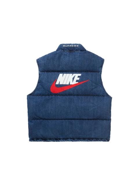 Supreme Supreme Nike Denim Puffer Vest Indigo