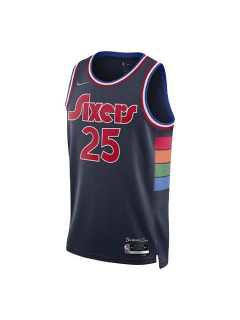Nike Nike x NBA Philadelphia 76ers Jerseys 'Ben Simmons 25' DB4041-419