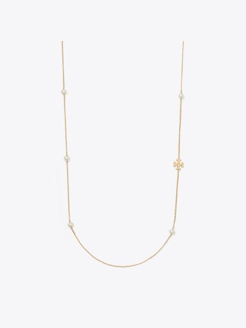 TORY BURCH Moondance Long Pearl Necklace