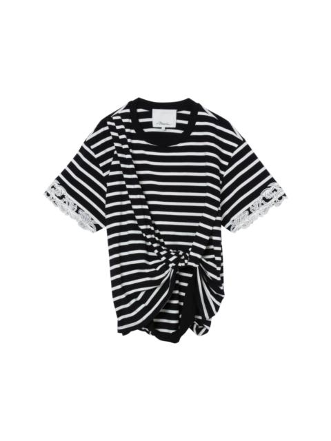 striped cotton T-shirt