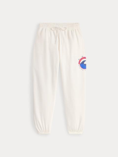 Polo Ralph Lauren Wave-Logo Lightweight Fleece Sweatpant