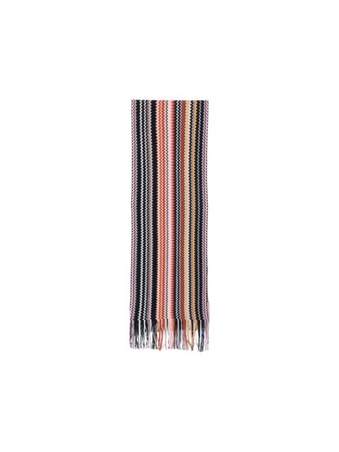 Missoni zigzag fringed scarf