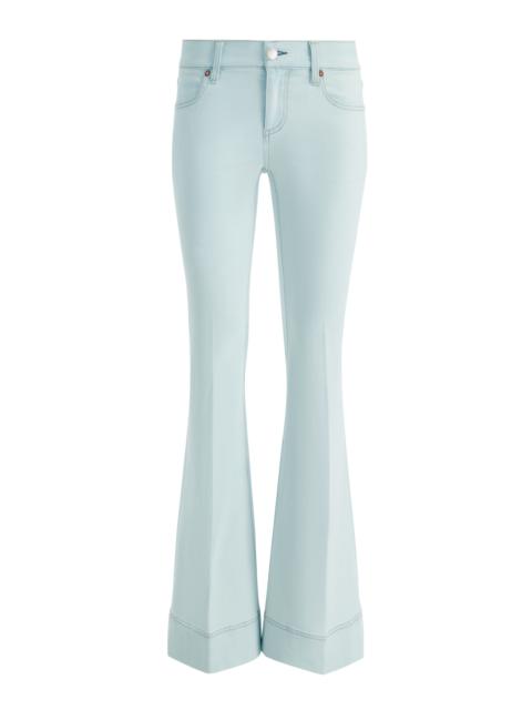 Alice + Olivia SB ULTRA LOW RISE BELL JEAN