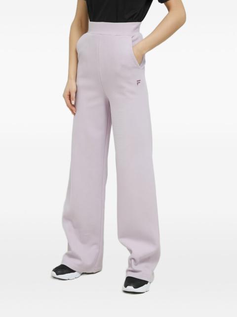 FILA cotton wide-leg trousers