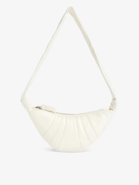 Croissant small leather cross-body bag