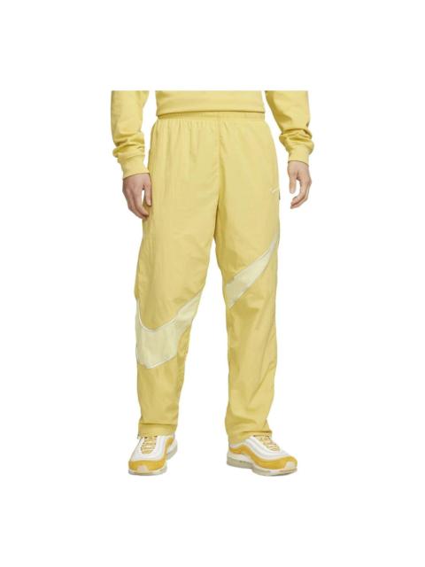 Nike Nike Sportswear Swoosh Woven Pants 'Yellow' DX0595-700