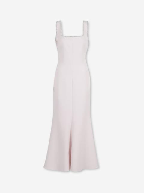 COSTARELLOS MAXI DRESS WITH RHINESTONES