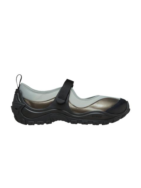 crocs Wmns Terre Ballet Core 'Black Silver Metallic'