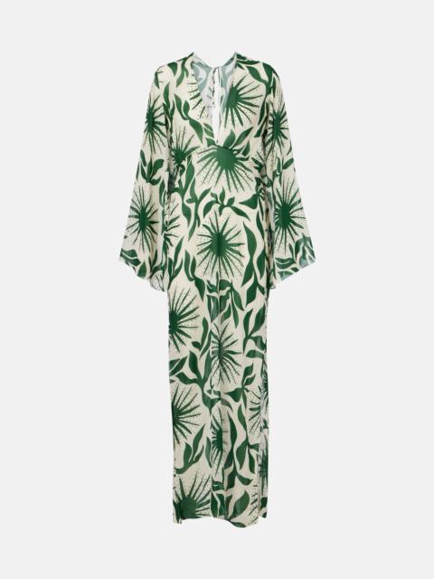 CALA de la CRUZ Odele printed maxi dress
