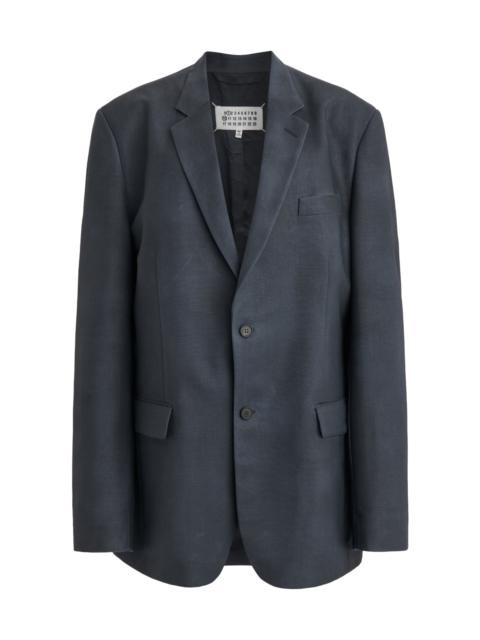 Maison Margiela Mohair-Wool Blazer grey