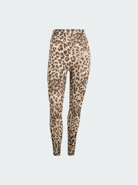 adidas Optime Essentials 3-Stripes Leopard 7/8 Leggings