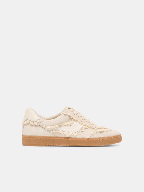 dolce vita NOTICE LACE SNEAKERS IVORY SUEDE