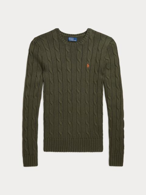 Polo Ralph Lauren Cable-Knit Cotton Crewneck Sweater