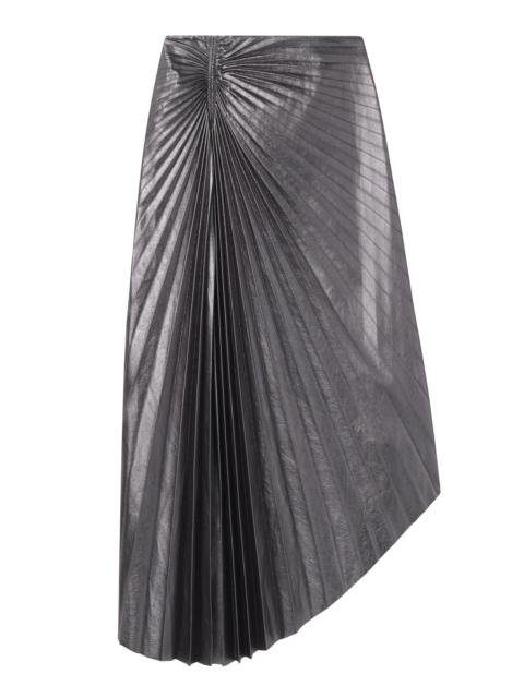A.L.C. Tracy Metallic Vegan Leather Skirt