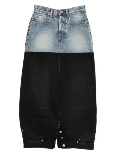 VETEMENTS Double midi skirt