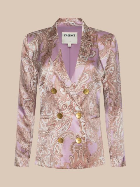 L'AGENCE Colin Silk Blazer