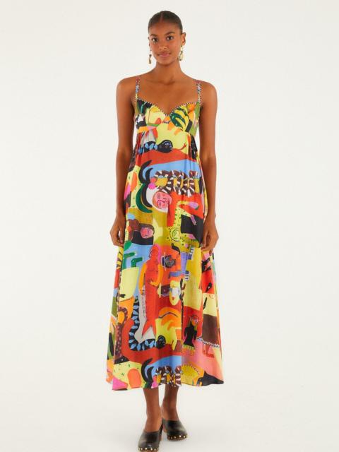 Ana Leovy Farm Rio Sleeveless Maxi Dress