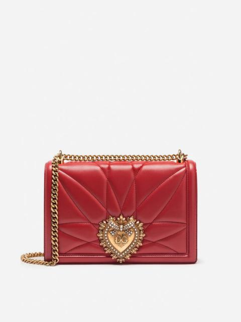 Dolce & Gabbana Large Devotion bag in quilted nappa leather