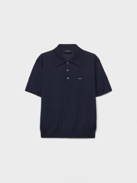 Prada Superfine wool polo shirt
