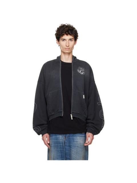 REPRESENT Black 'The Beach Boys' Zip-Up Hoodie