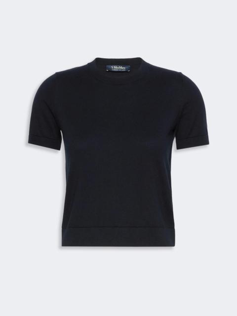 'S Max Mara GIULIETTA Cashmere, cotton and silk yarn jumper - ULTRAMARINE
