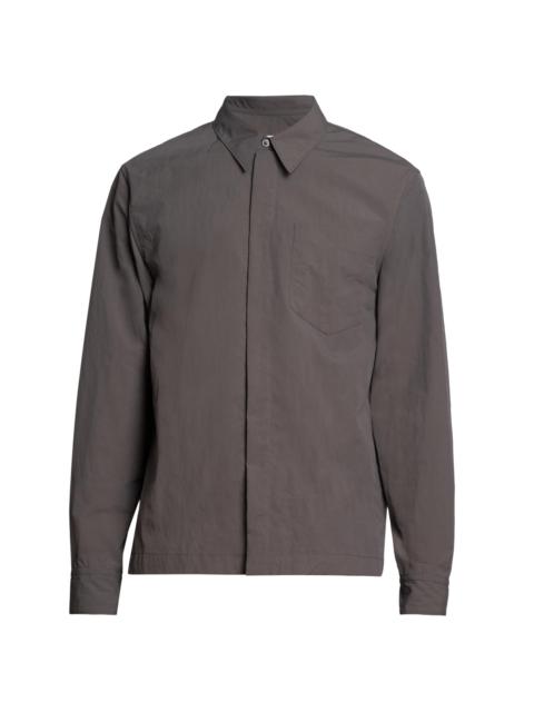 Dries Van Noten Men's Corran Nylon Shirt - Khaki