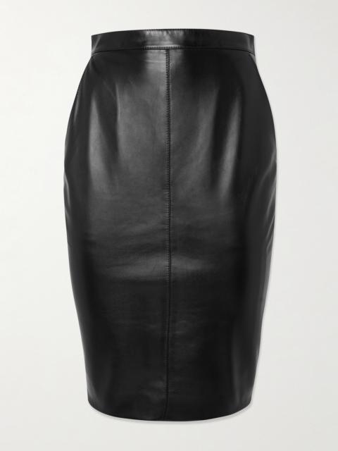 SAINT LAURENT Leather Skirt