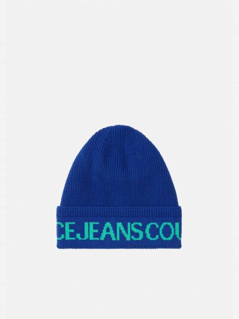 VERSACE JEANS COUTURE Logo Wool Blend Cap
