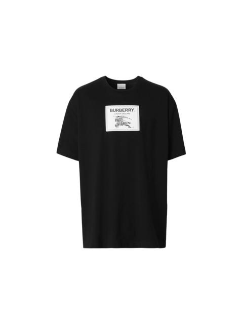 Burberry Burberry Prorsum Label Cotton T-Shirt Black