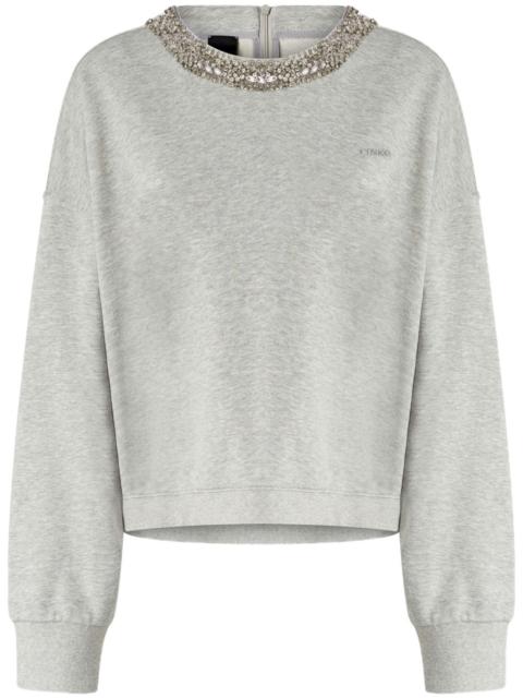 PINKO sequin-embellished sweatshirt
