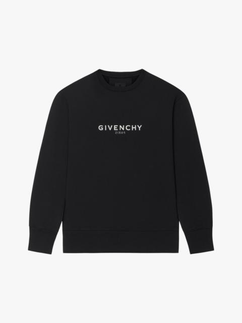 GIVENCHY REVERSE SLIM FIT SWEATSHIRT IN FLEECE