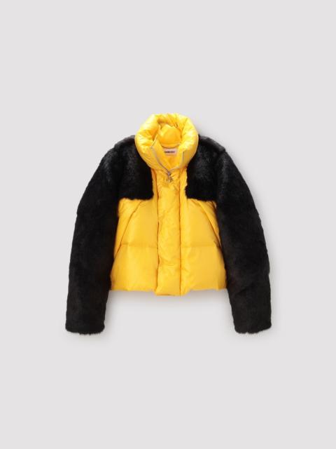Ambush CROPPED FUR PUFFER JACKET