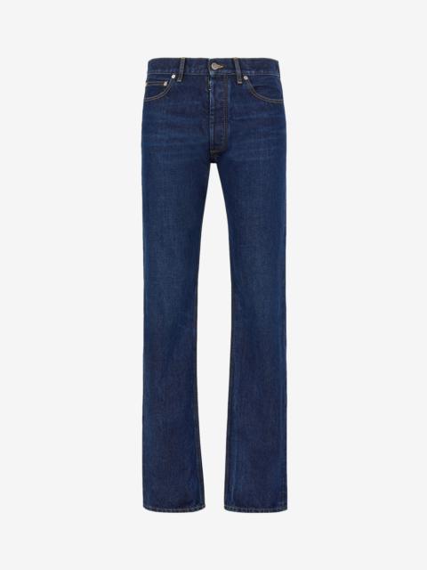 Straight-leg jeans